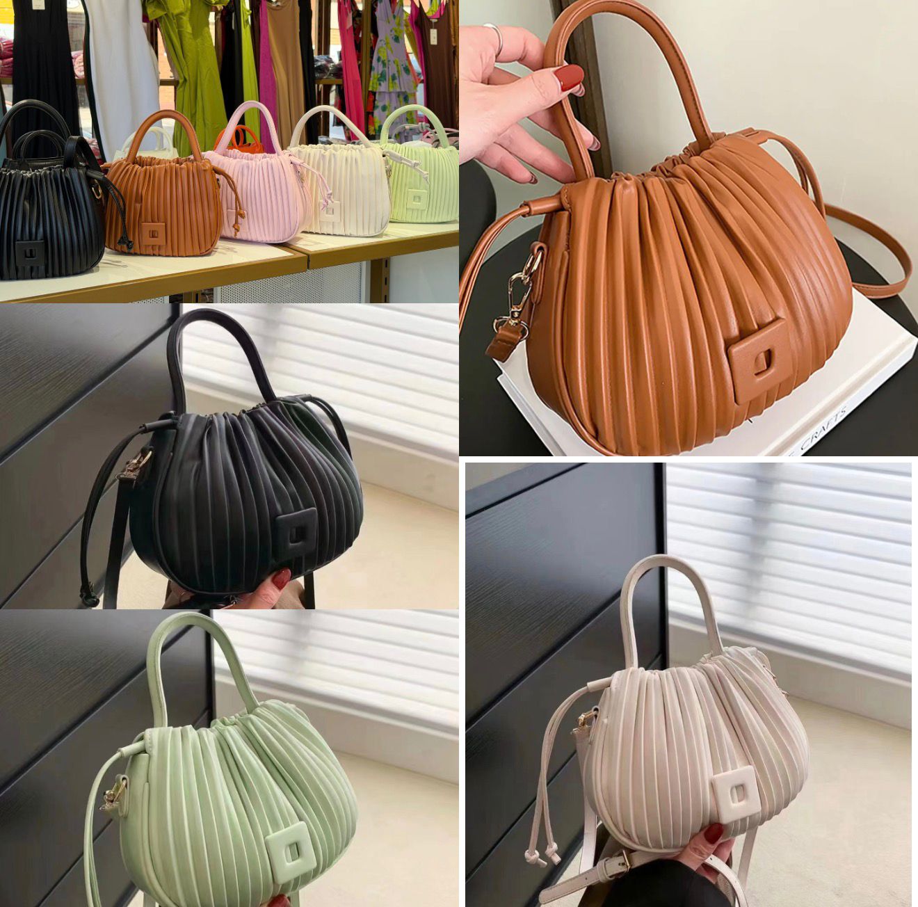 Pleated Charm Drawstring Collection - Image 18