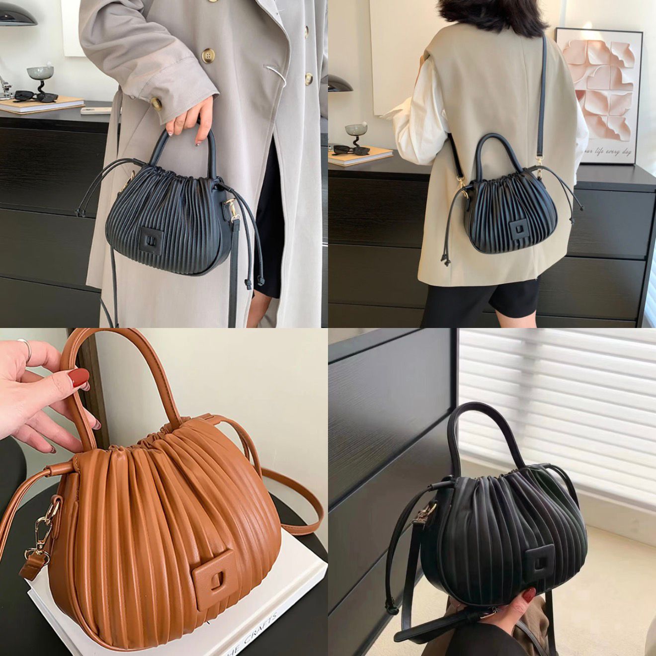 Pleated Charm Drawstring Collection - Image 20