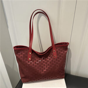 Checkered Luxe Tote Collection